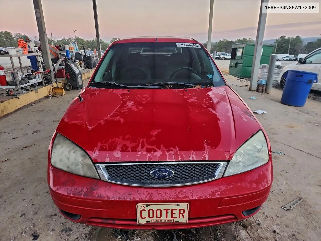 1FAFP34N86W172009 2006 Ford Focus Zx4