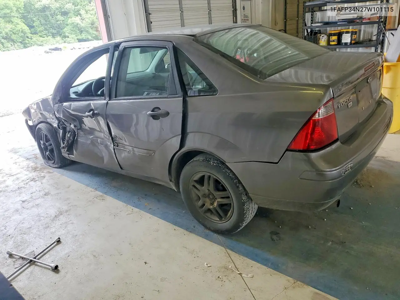2007 Ford Focus VIN: 1FAFP34N27W101115 Lot: 61561326