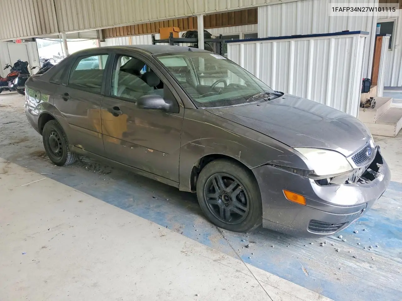 2007 Ford Focus VIN: 1FAFP34N27W101115 Lot: 61561326