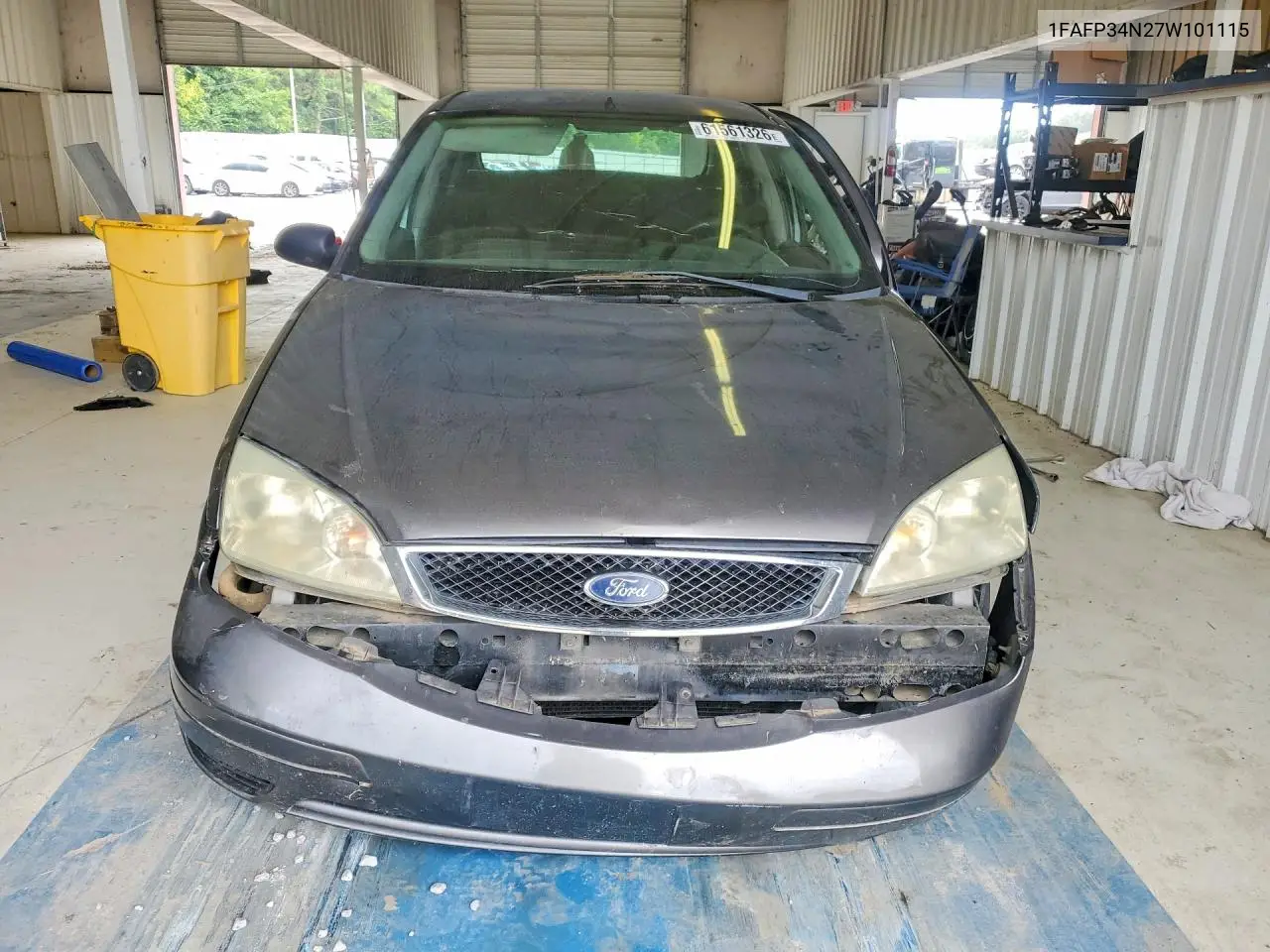2007 Ford Focus VIN: 1FAFP34N27W101115 Lot: 61561326