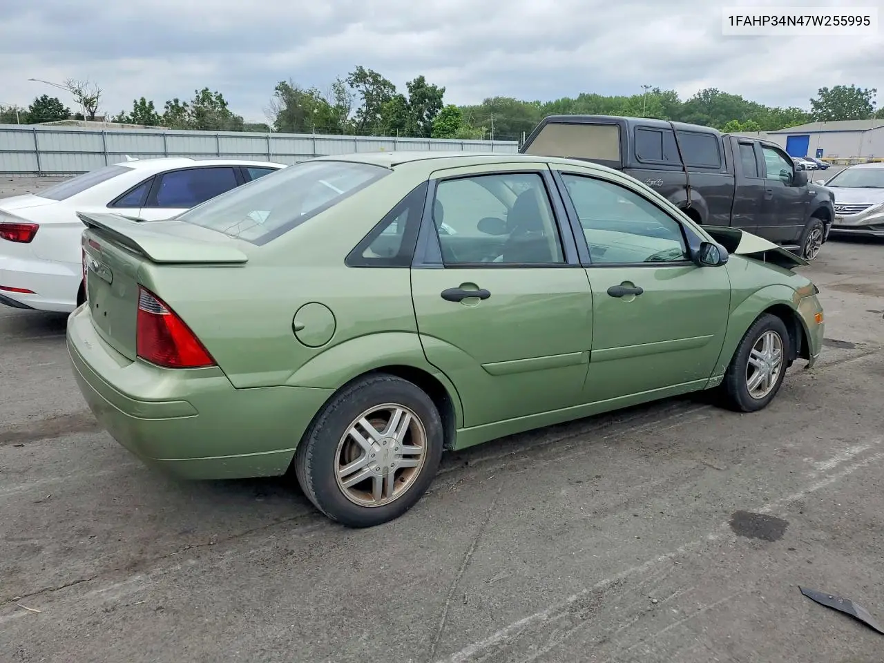 2007 Ford Focus Zx4 VIN: 1FAHP34N47W255995 Lot: 61576976