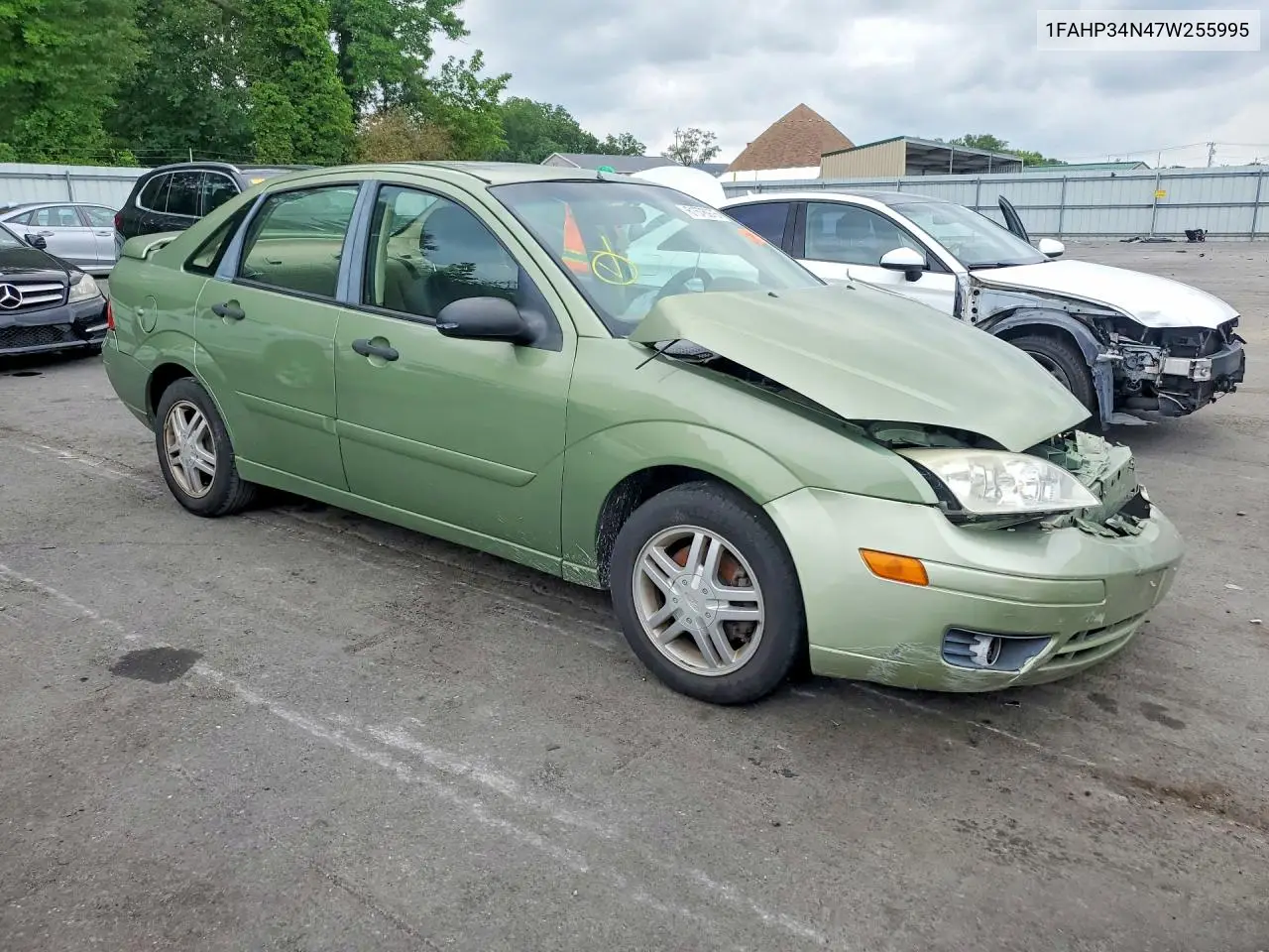 2007 Ford Focus Zx4 VIN: 1FAHP34N47W255995 Lot: 61576976