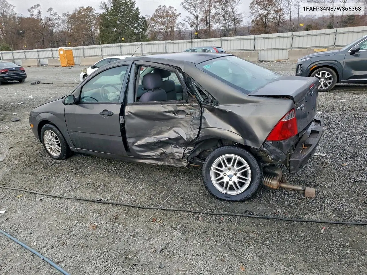 1FAFP34N87W366363 2007 Ford Focus Zx4