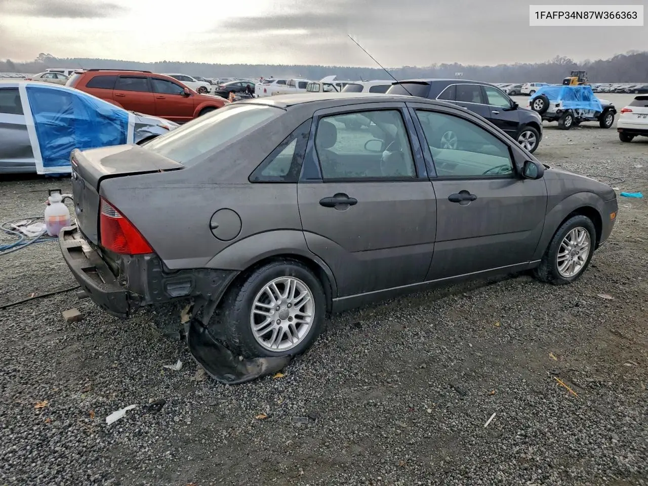 1FAFP34N87W366363 2007 Ford Focus Zx4