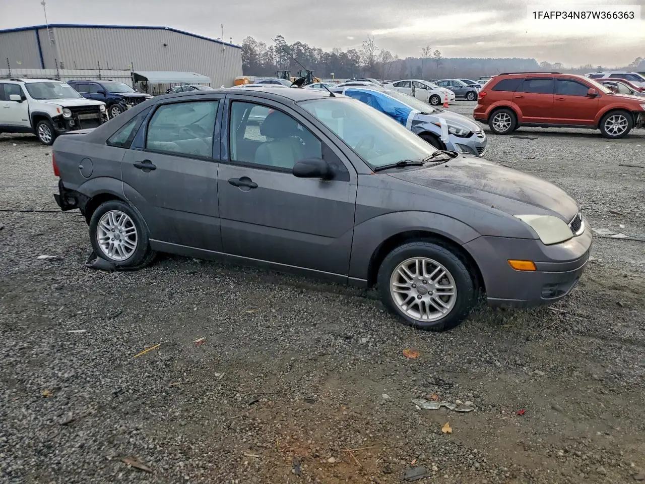 1FAFP34N87W366363 2007 Ford Focus Zx4