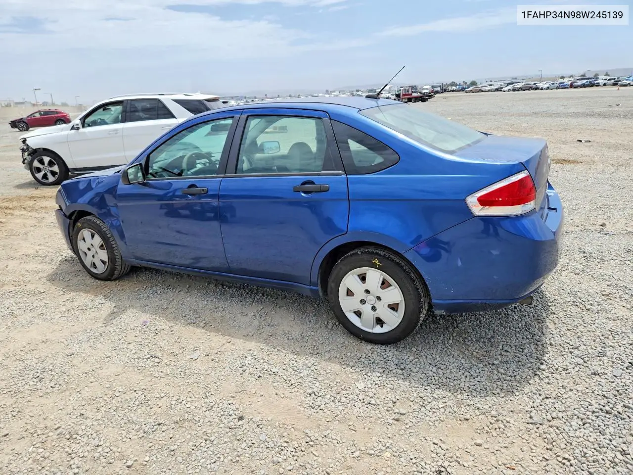 2008 Ford Focus S/Se VIN: 1FAHP34N98W245139 Lot: 61603826