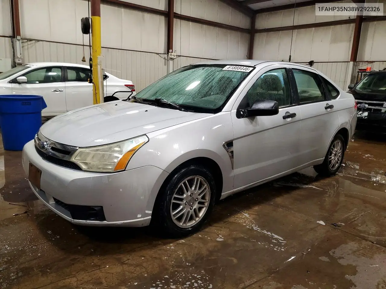 2008 Ford Focus Se VIN: 1FAHP35N38W292326 Lot: 61888446