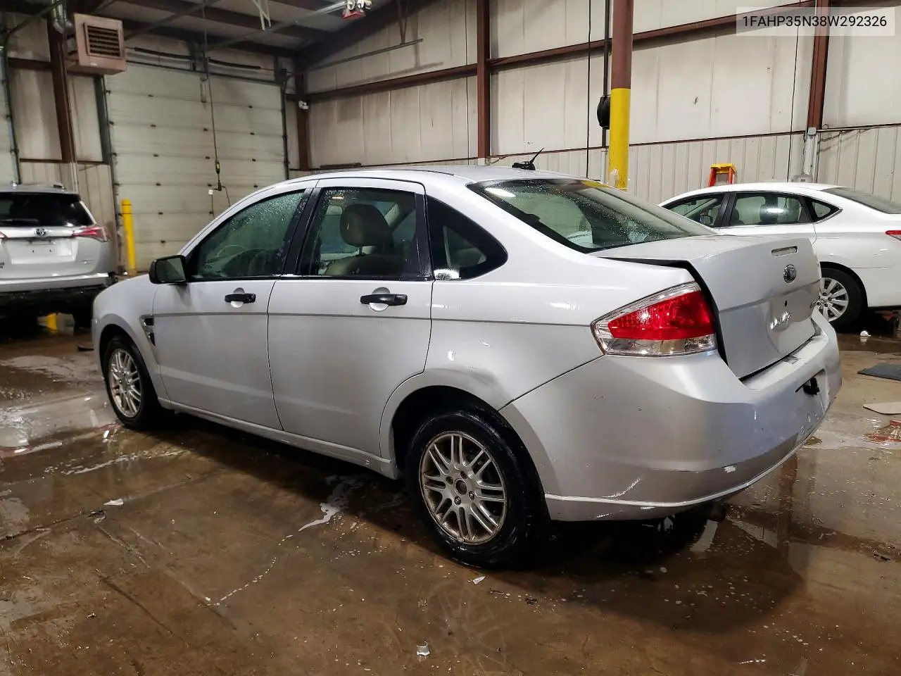 2008 Ford Focus Se VIN: 1FAHP35N38W292326 Lot: 61888446