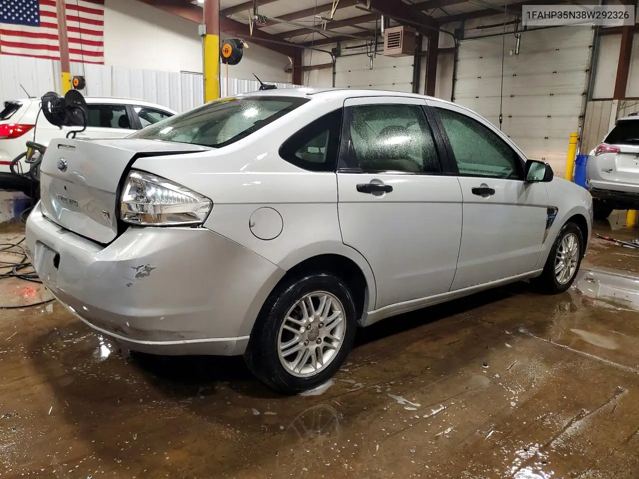2008 Ford Focus Se VIN: 1FAHP35N38W292326 Lot: 61888446