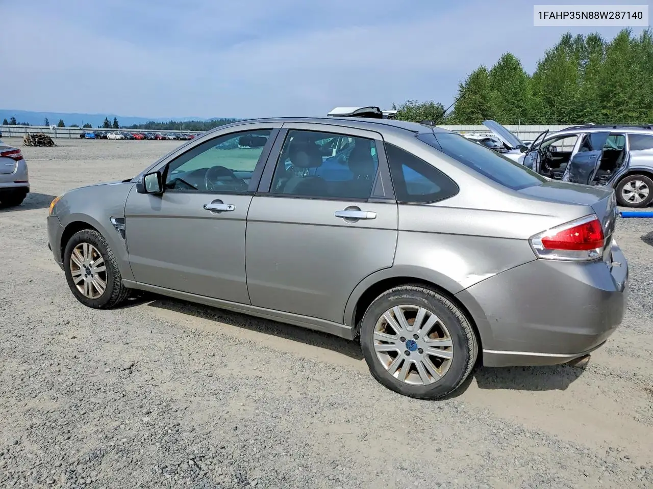 2008 Ford Focus Se VIN: 1FAHP35N88W287140 Lot: 61933766