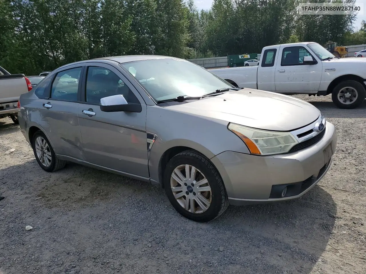 2008 Ford Focus Se VIN: 1FAHP35N88W287140 Lot: 61933766