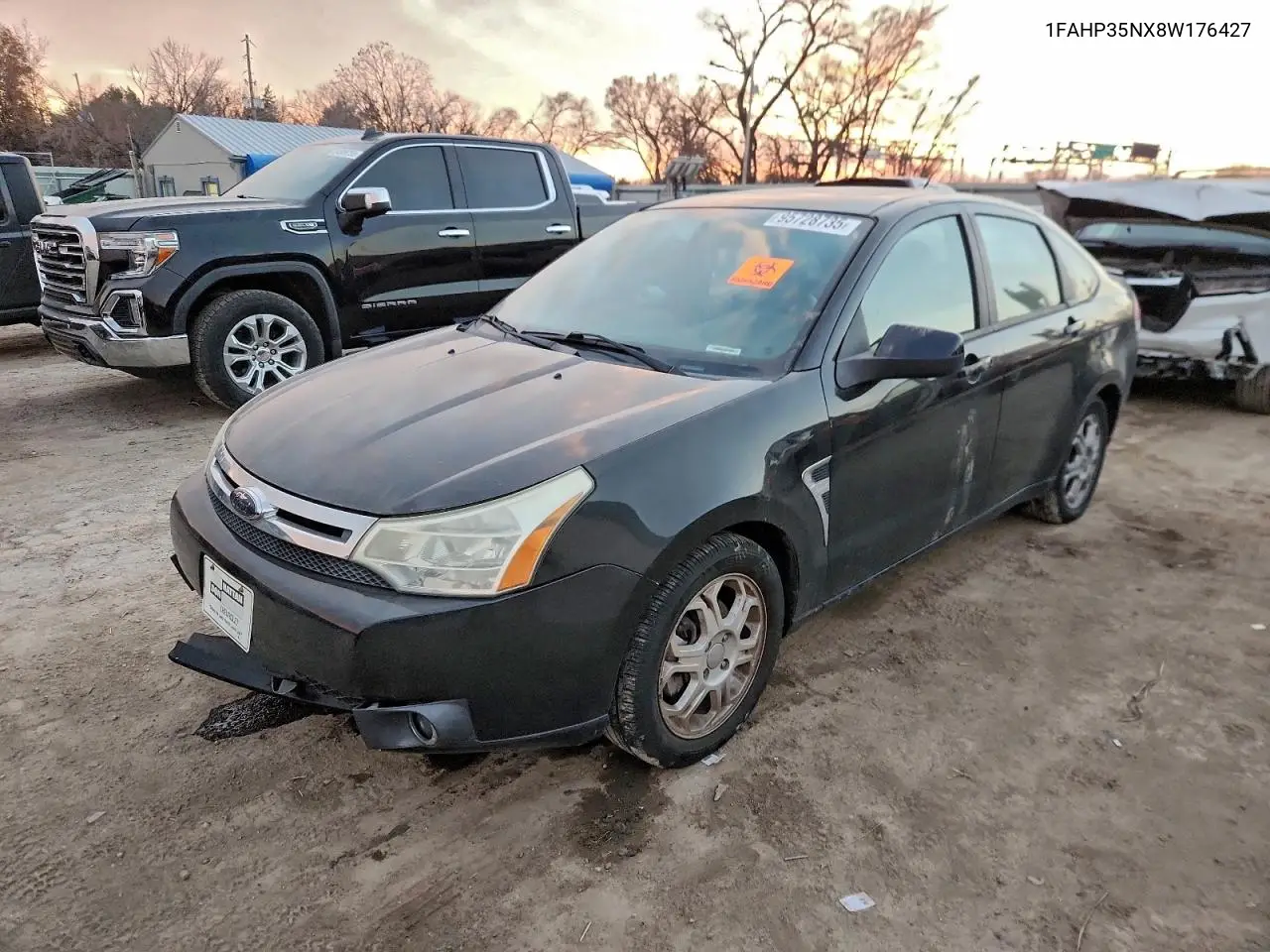 1FAHP35NX8W176427 2008 Ford Focus Se