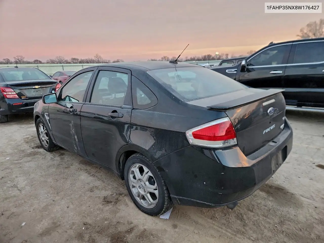 1FAHP35NX8W176427 2008 Ford Focus Se