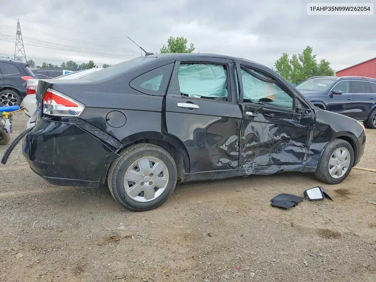 2009 Ford Focus Se VIN: 1FAHP35N99W262054 Lot: 61396406