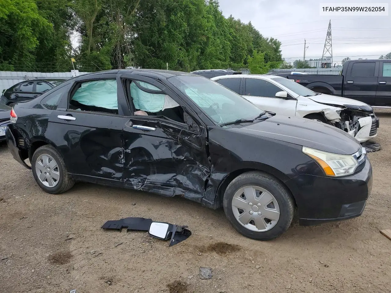 2009 Ford Focus Se VIN: 1FAHP35N99W262054 Lot: 61396406