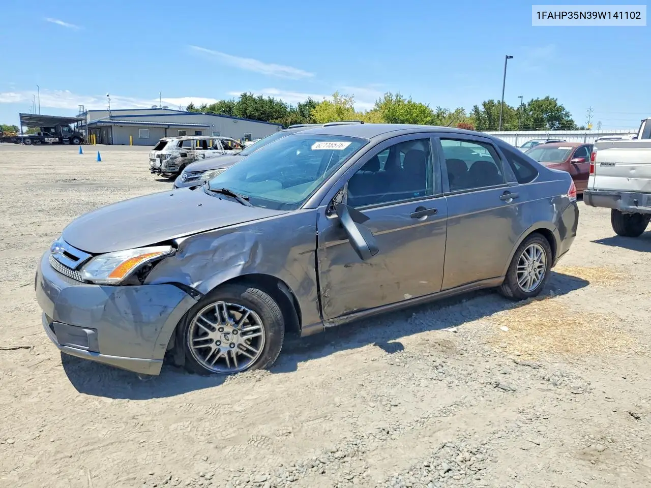 2009 Ford Focus Se VIN: 1FAHP35N39W141102 Lot: 62118576