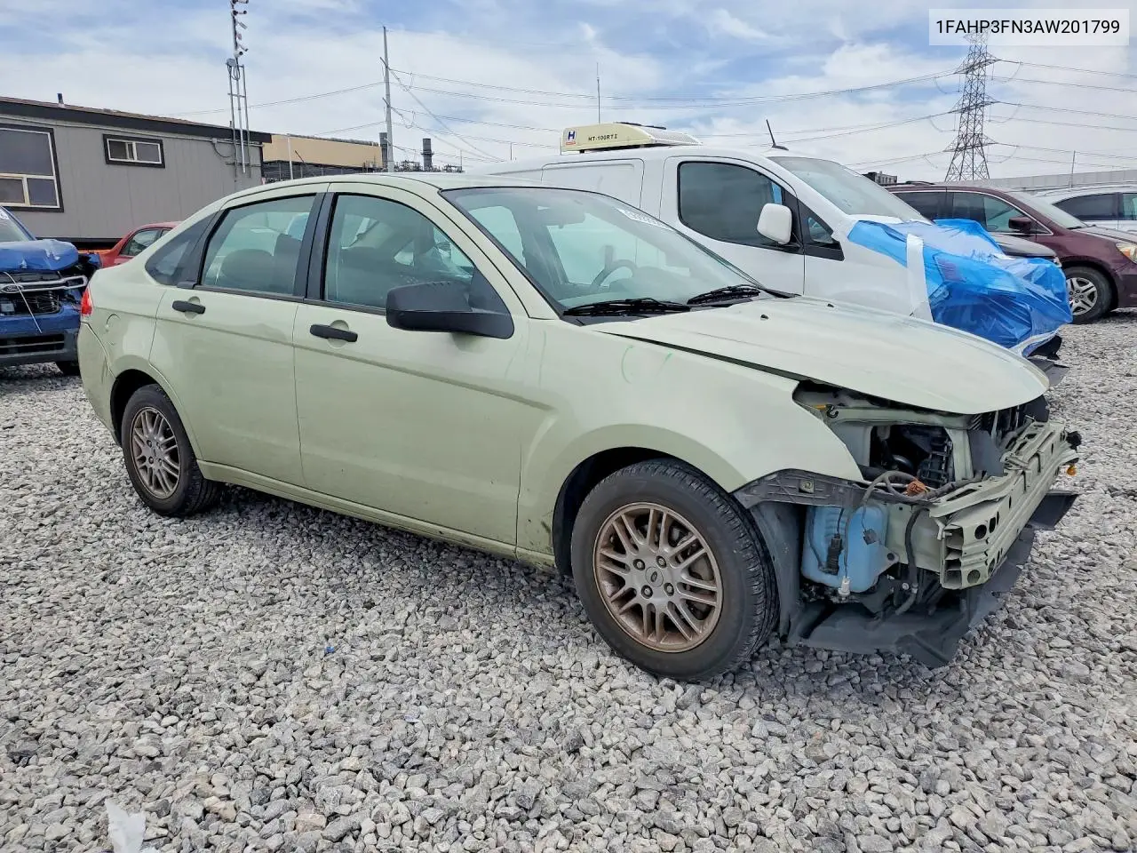 2010 Ford Focus Se VIN: 1FAHP3FN3AW201799 Lot: 56688926