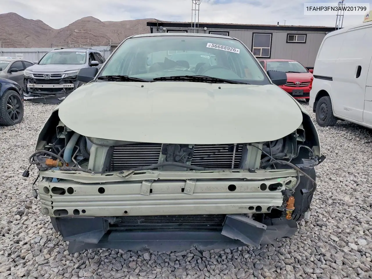 2010 Ford Focus Se VIN: 1FAHP3FN3AW201799 Lot: 56688926