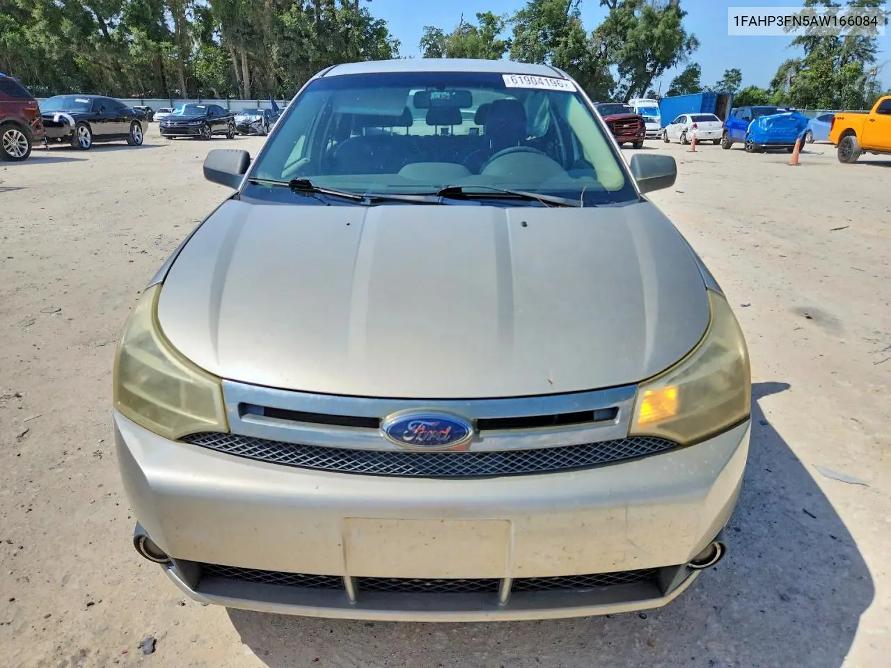 2010 Ford Focus Se VIN: 1FAHP3FN5AW166084 Lot: 61904196