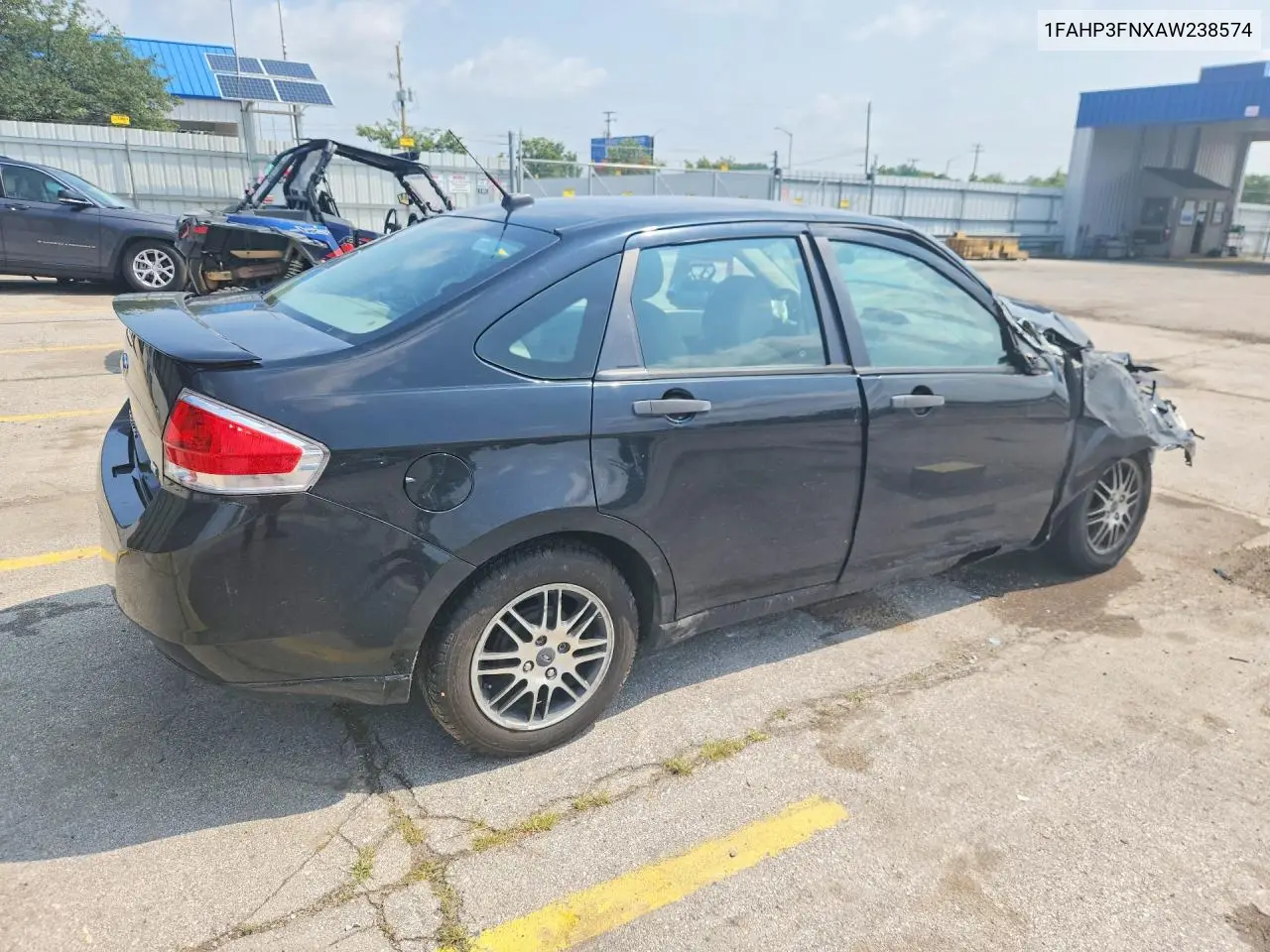 2010 Ford Focus Se VIN: 1FAHP3FNXAW238574 Lot: 61918586
