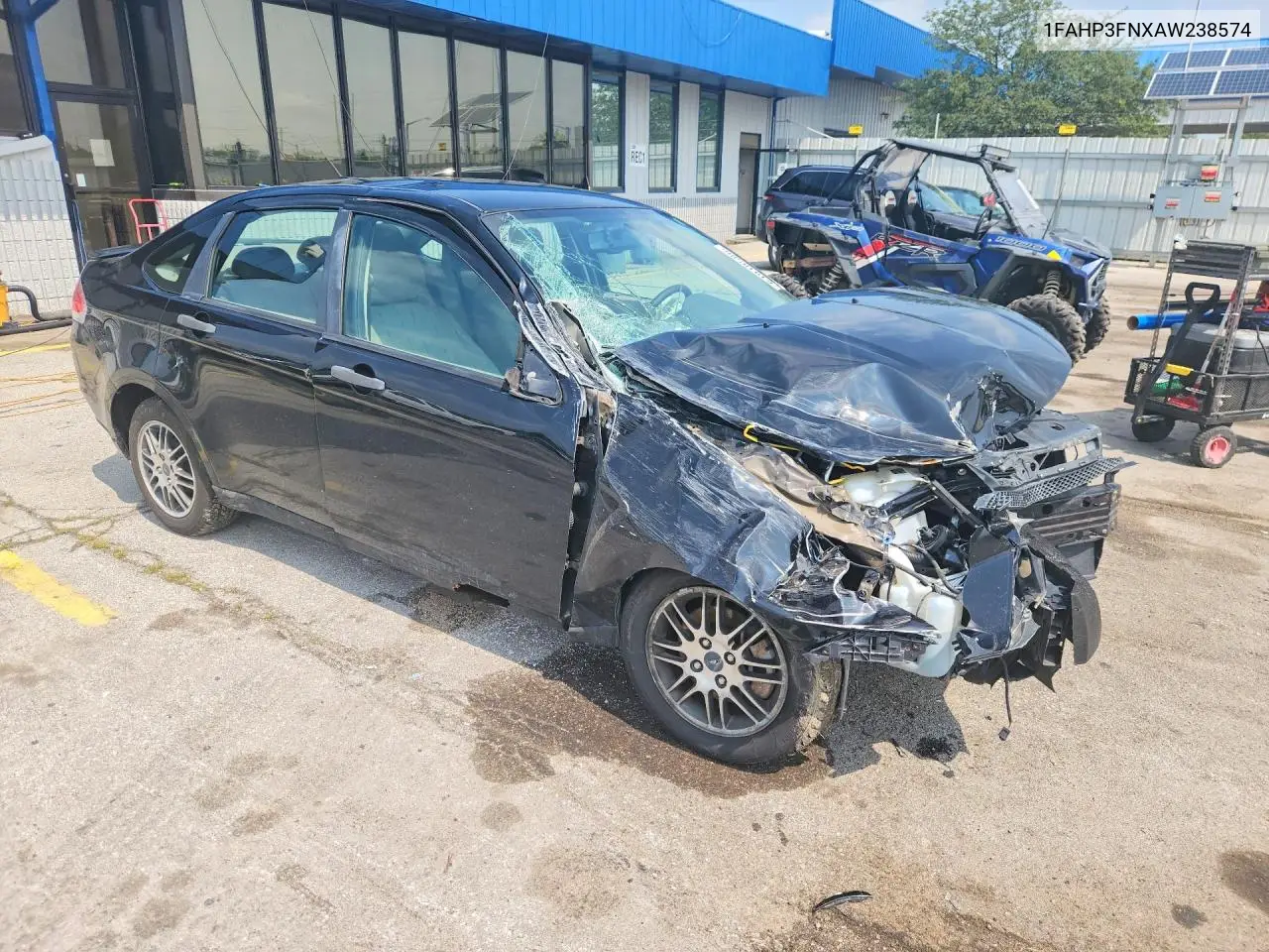 2010 Ford Focus Se VIN: 1FAHP3FNXAW238574 Lot: 61918586