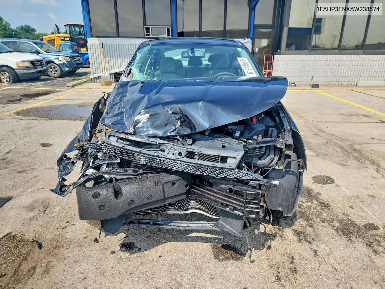 2010 Ford Focus Se VIN: 1FAHP3FNXAW238574 Lot: 61918586