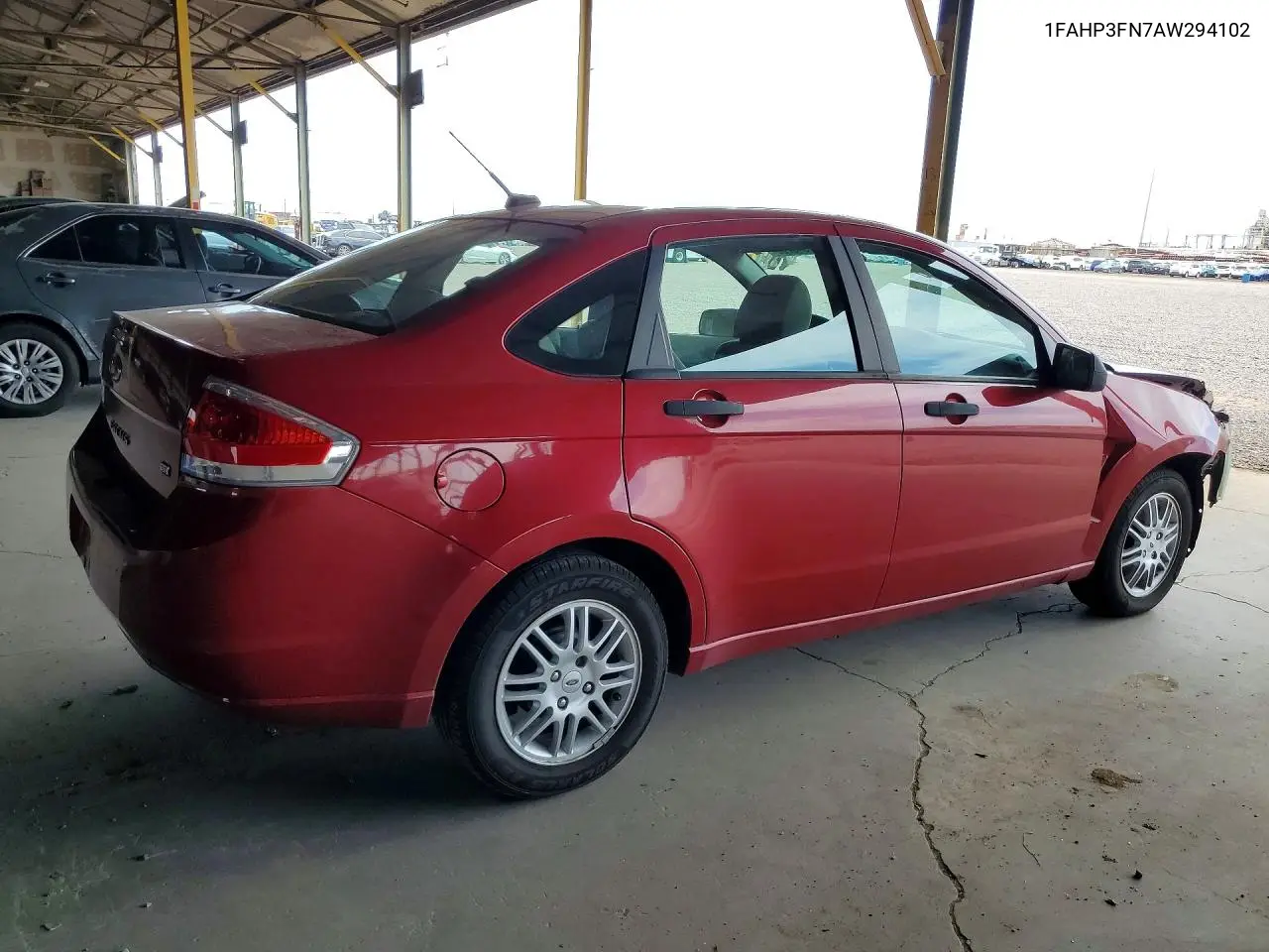 2010 Ford Focus Se VIN: 1FAHP3FN7AW294102 Lot: 61943786