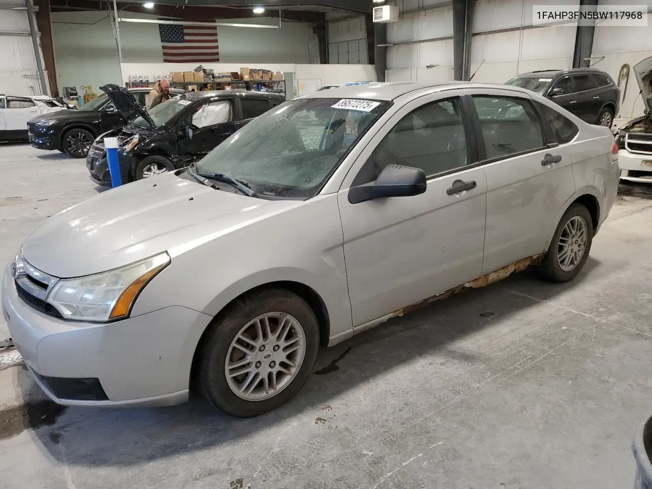 1FAHP3FN5BW117968 2011 Ford Focus Se