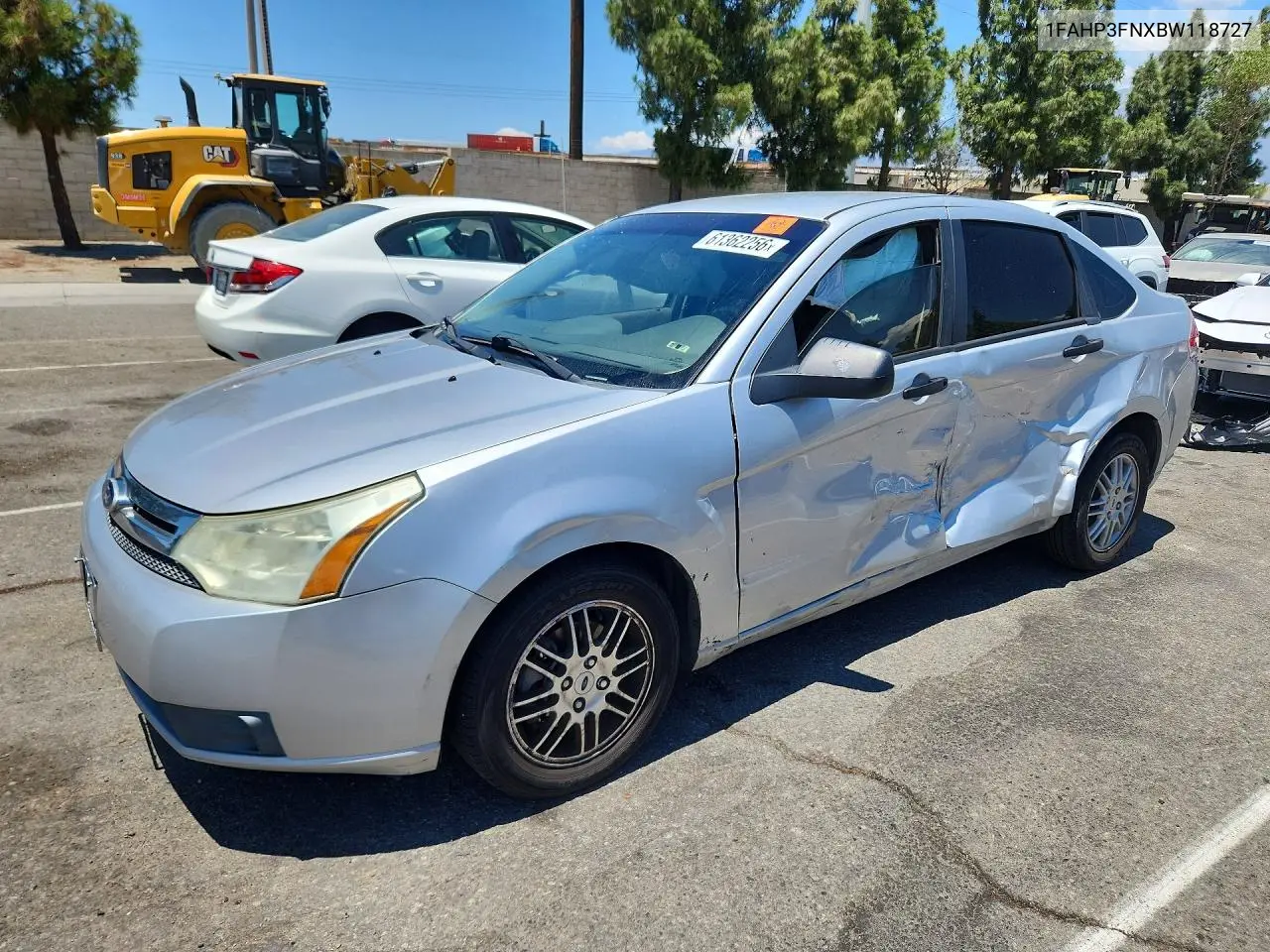 2011 Ford Focus Se VIN: 1FAHP3FNXBW118727 Lot: 61362256