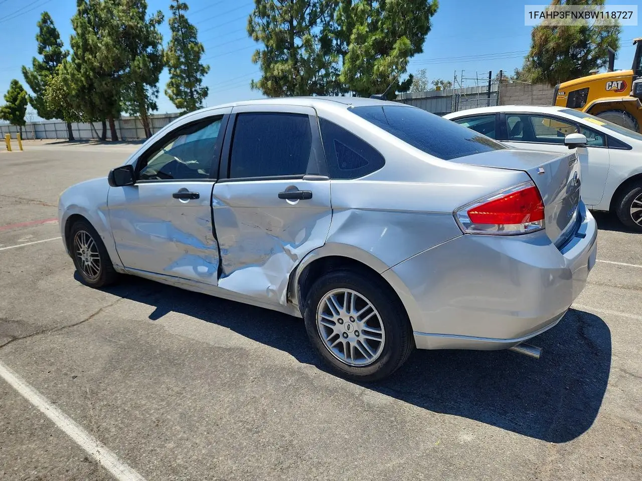 2011 Ford Focus Se VIN: 1FAHP3FNXBW118727 Lot: 61362256