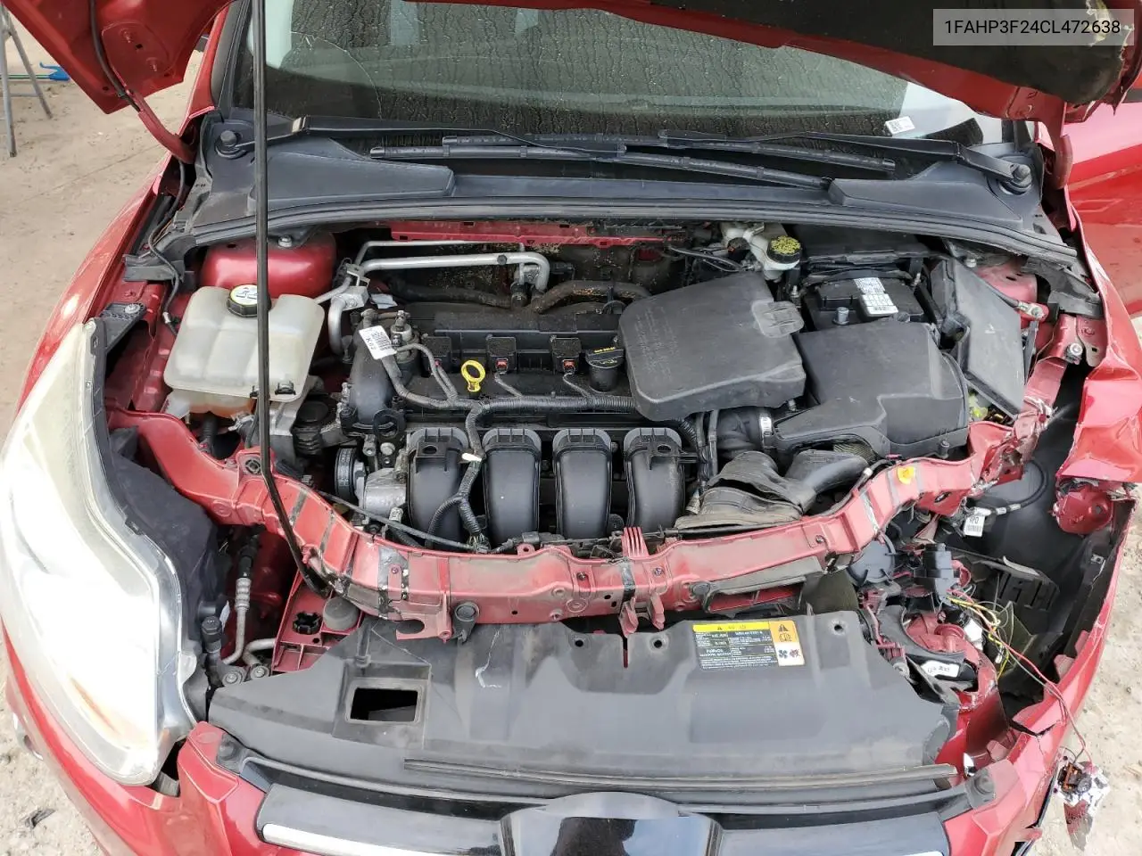 1FAHP3F24CL472638 2012 Ford Focus Se