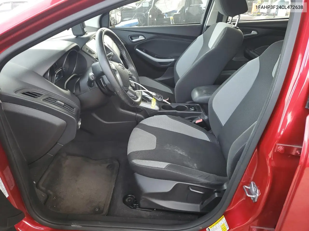 1FAHP3F24CL472638 2012 Ford Focus Se