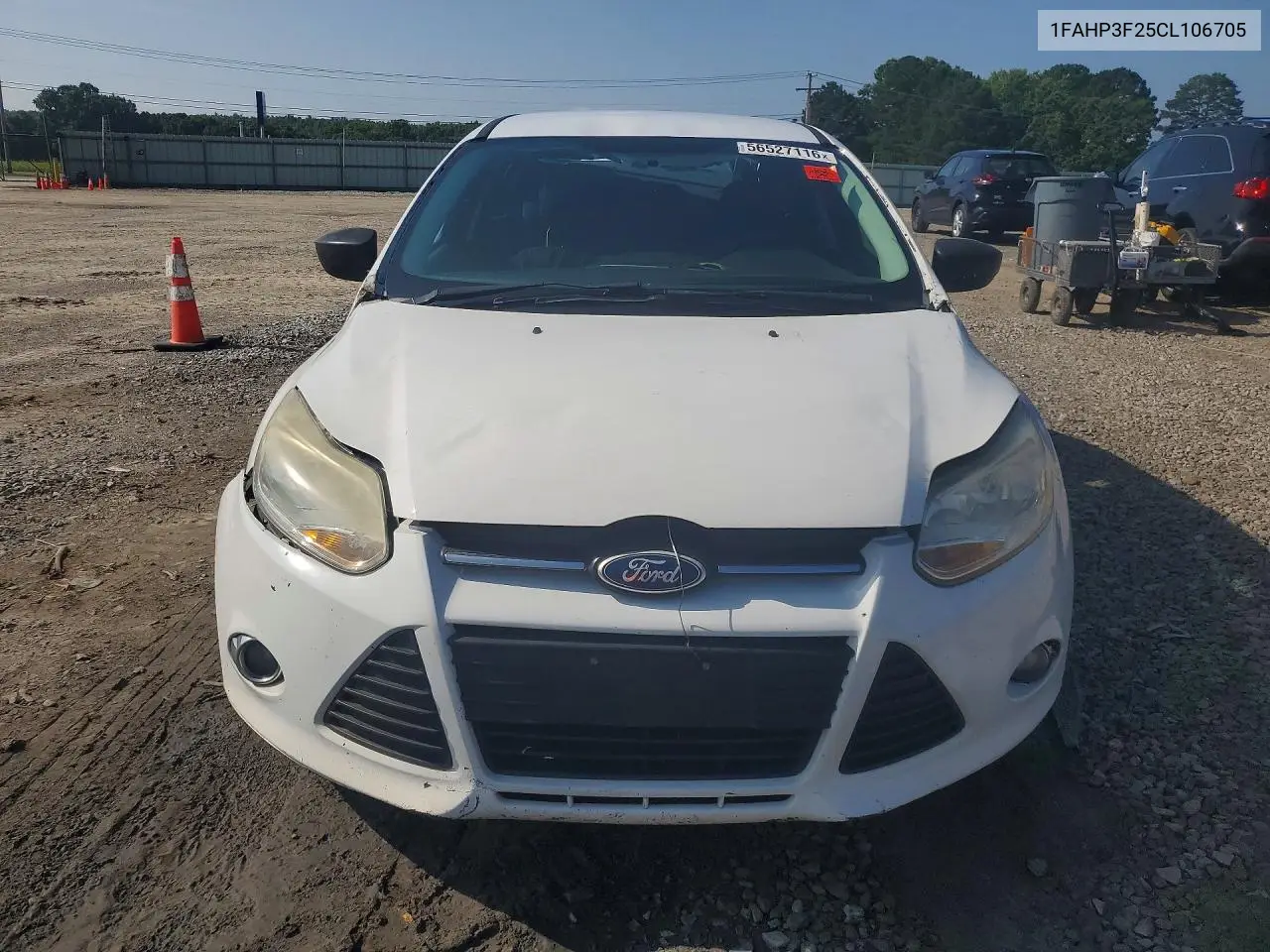 2012 Ford Focus Se VIN: 1FAHP3F25CL106705 Lot: 56527116