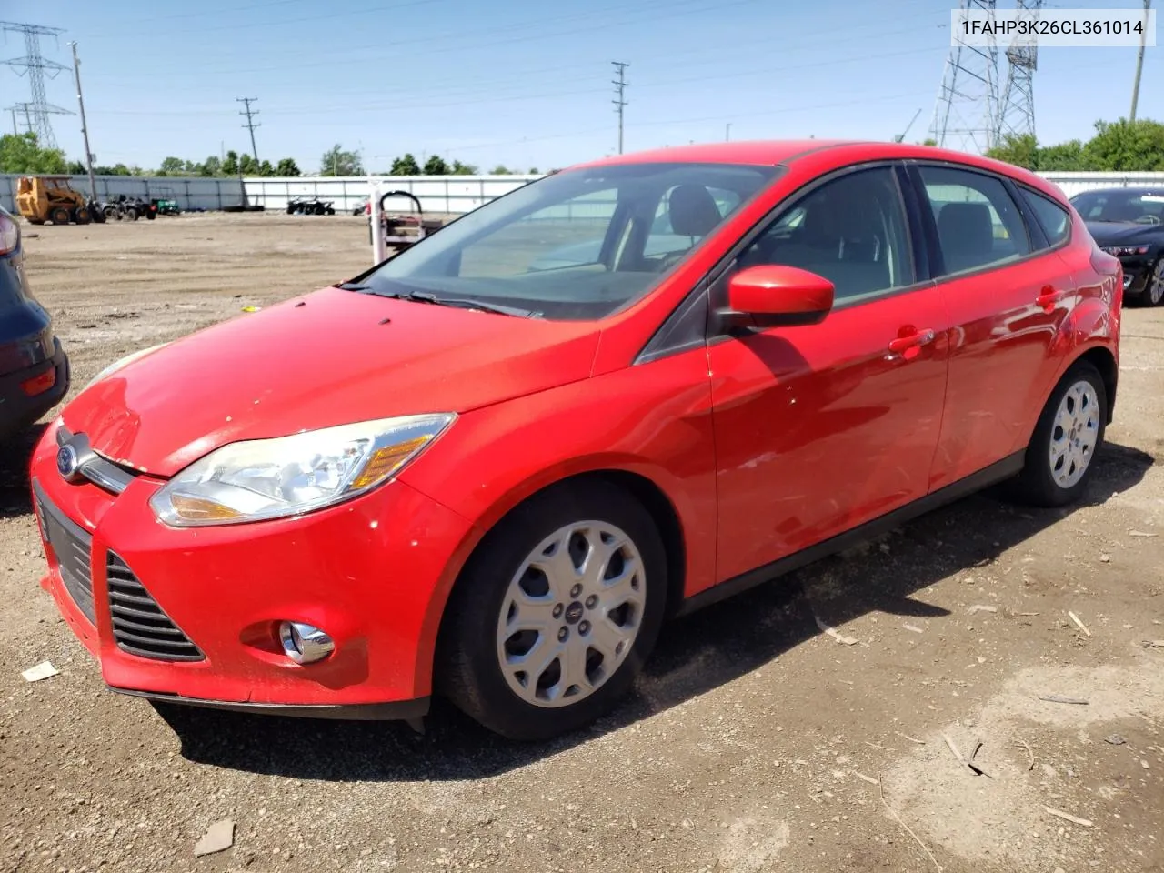 2012 Ford Focus Se VIN: 1FAHP3K26CL361014 Lot: 56894134