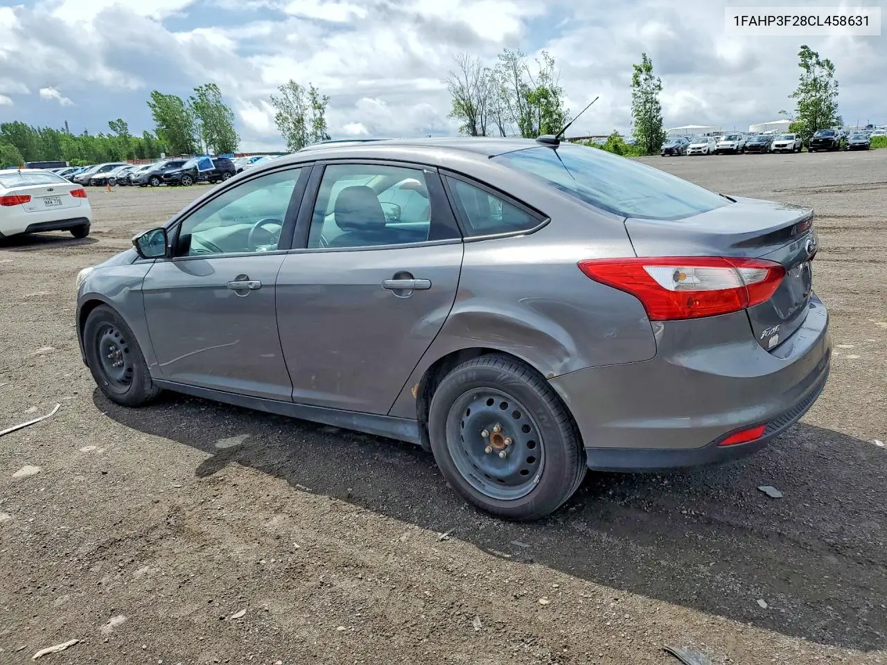 2012 Ford Focus Se VIN: 1FAHP3F28CL458631 Lot: 58005526