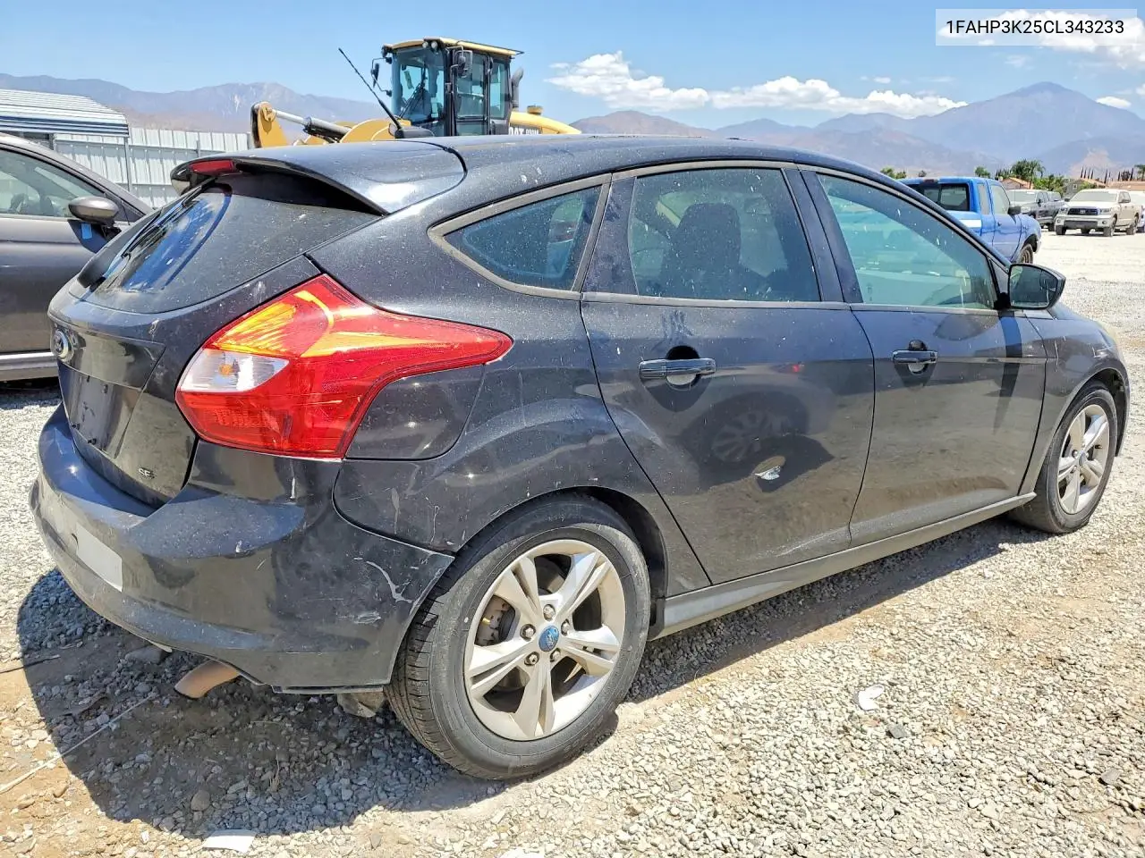 1FAHP3K25CL343233 2012 Ford Focus Se