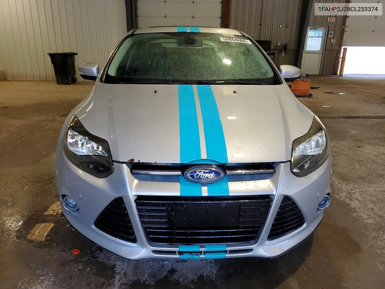 2012 Ford Focus VIN: 1FAHP3J28CL233374 Lot: 59864666