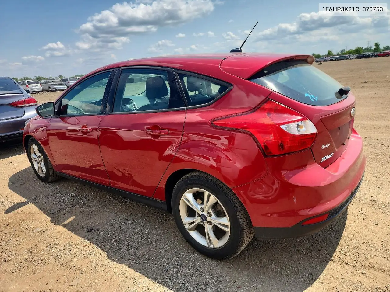 2012 Ford Focus Se VIN: 1FAHP3K21CL370753 Lot: 60094856