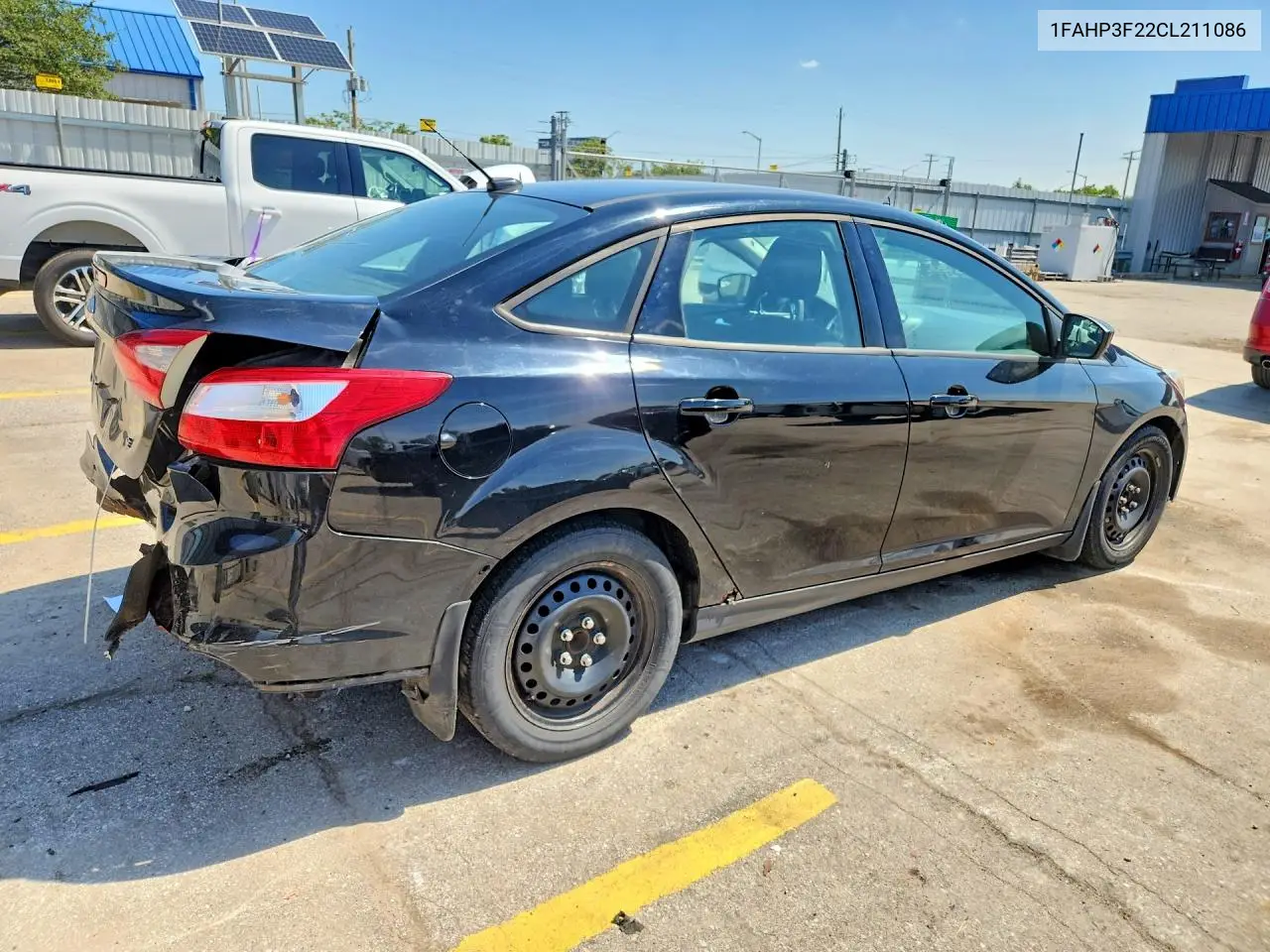 2012 Ford Focus Se VIN: 1FAHP3F22CL211086 Lot: 60439806