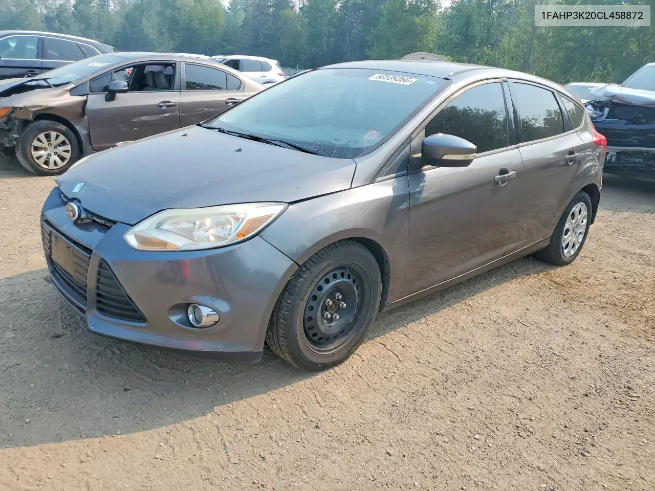 2012 Ford Focus Se VIN: 1FAHP3K20CL458872 Lot: 60599386