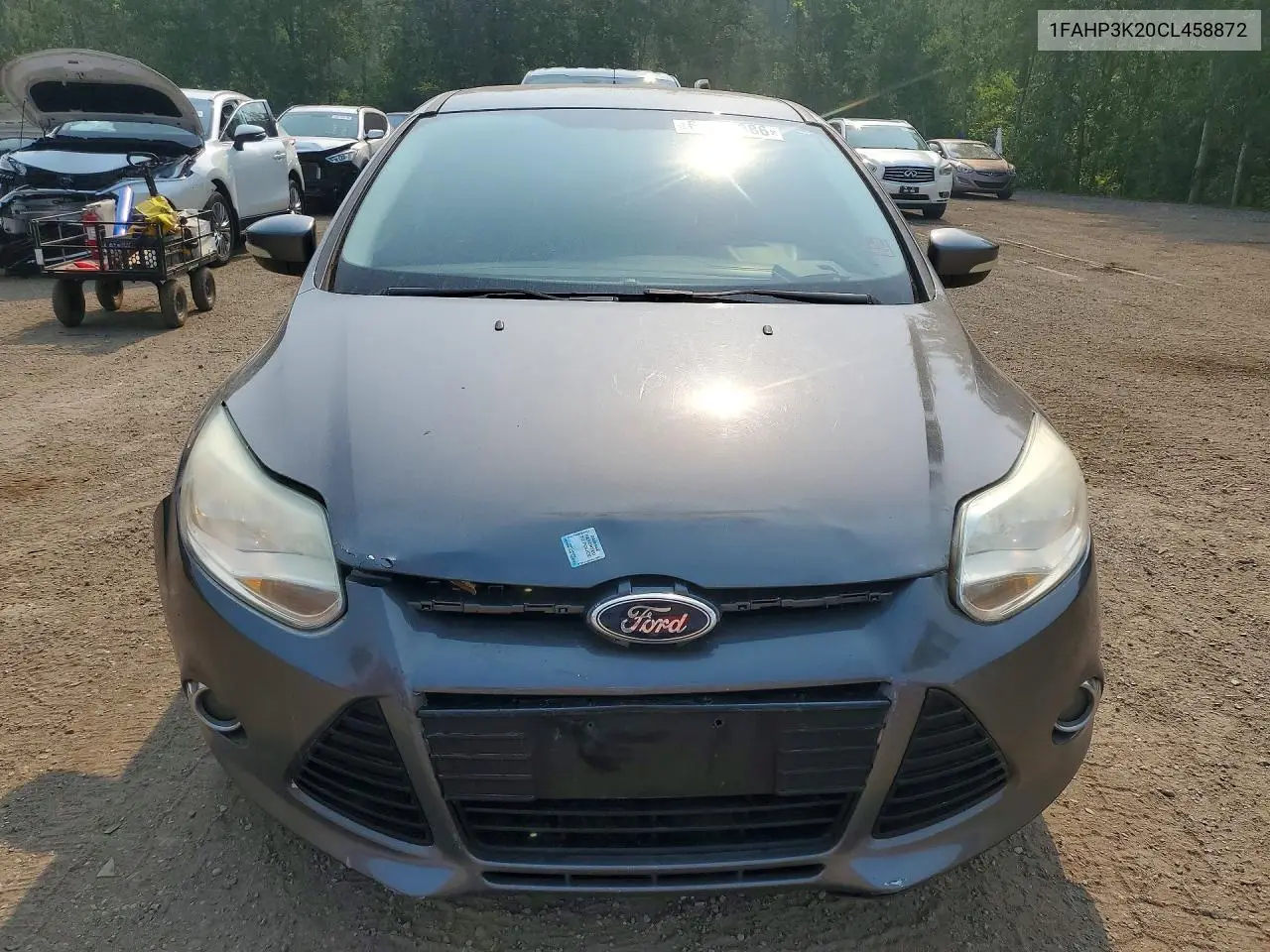 2012 Ford Focus Se VIN: 1FAHP3K20CL458872 Lot: 60599386