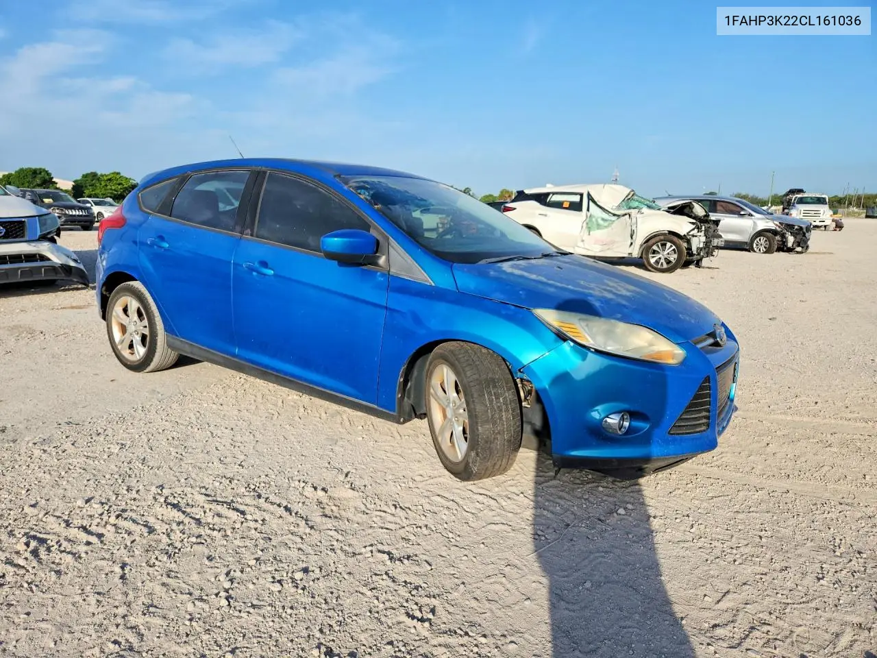 2012 Ford Focus Se VIN: 1FAHP3K22CL161036 Lot: 61341656
