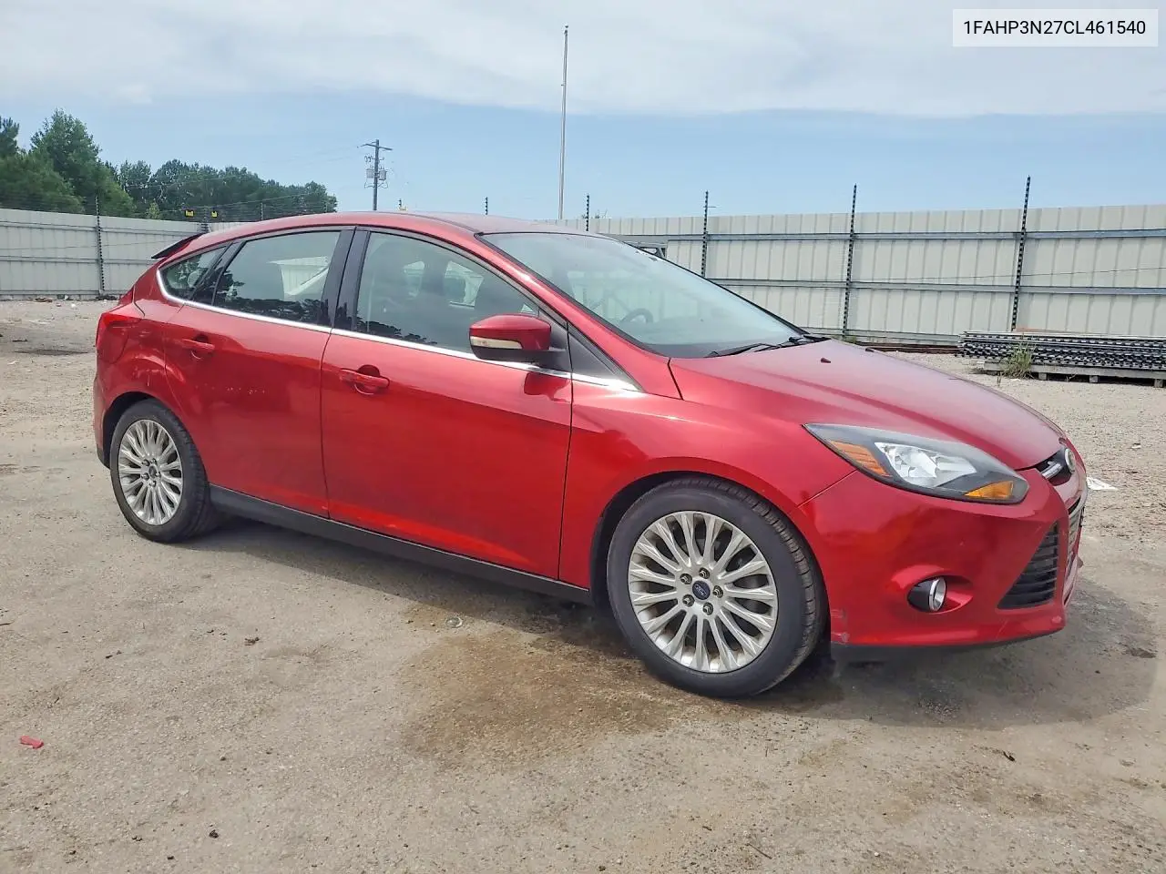 2012 Ford Focus Titanium VIN: 1FAHP3N27CL461540 Lot: 61372816