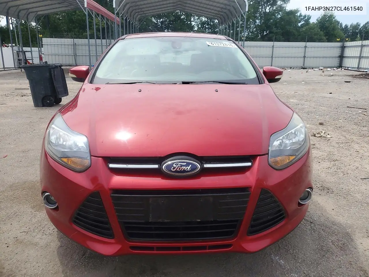 2012 Ford Focus Titanium VIN: 1FAHP3N27CL461540 Lot: 61372816