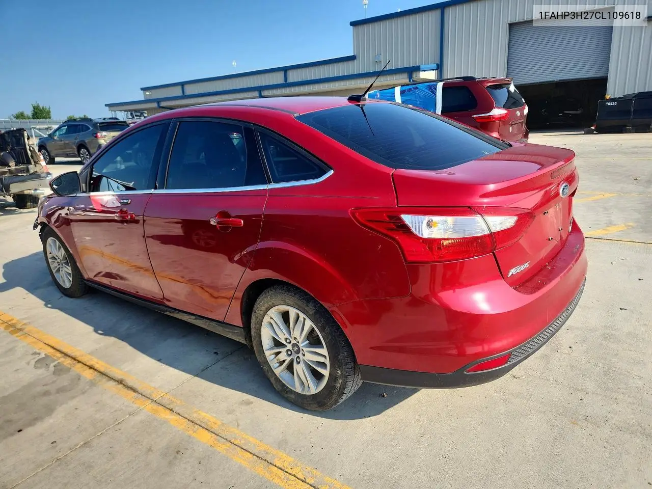 2012 Ford Focus Sel VIN: 1FAHP3H27CL109618 Lot: 61570336