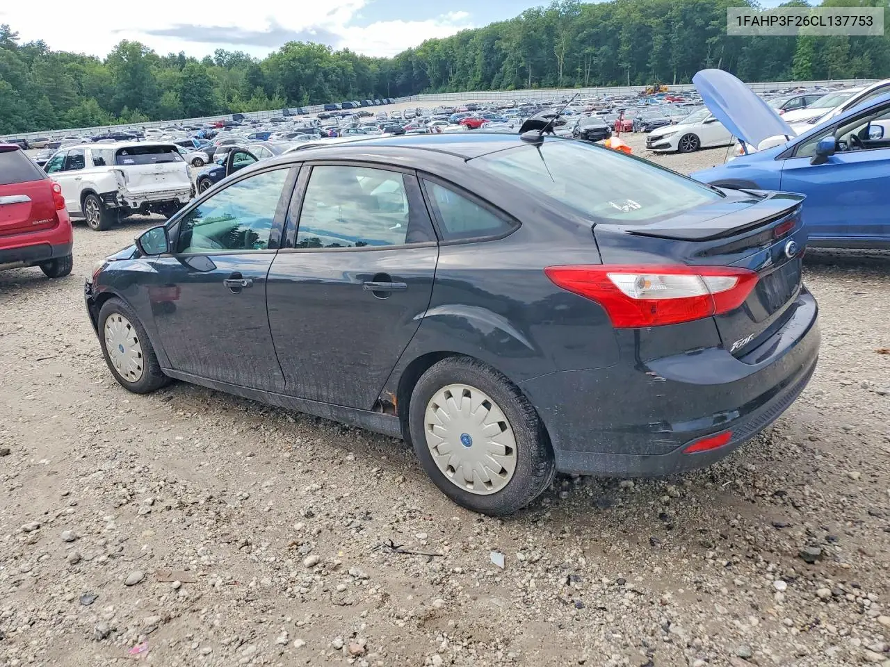 2012 Ford Focus Se VIN: 1FAHP3F26CL137753 Lot: 61580086