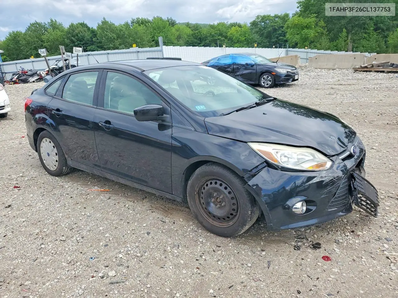 2012 Ford Focus Se VIN: 1FAHP3F26CL137753 Lot: 61580086
