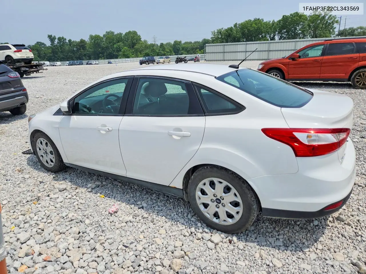 2012 Ford Focus Se VIN: 1FAHP3F22CL343569 Lot: 61711786