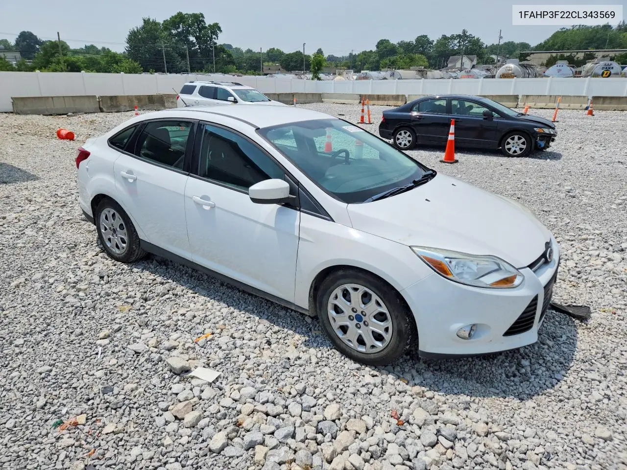2012 Ford Focus Se VIN: 1FAHP3F22CL343569 Lot: 61711786