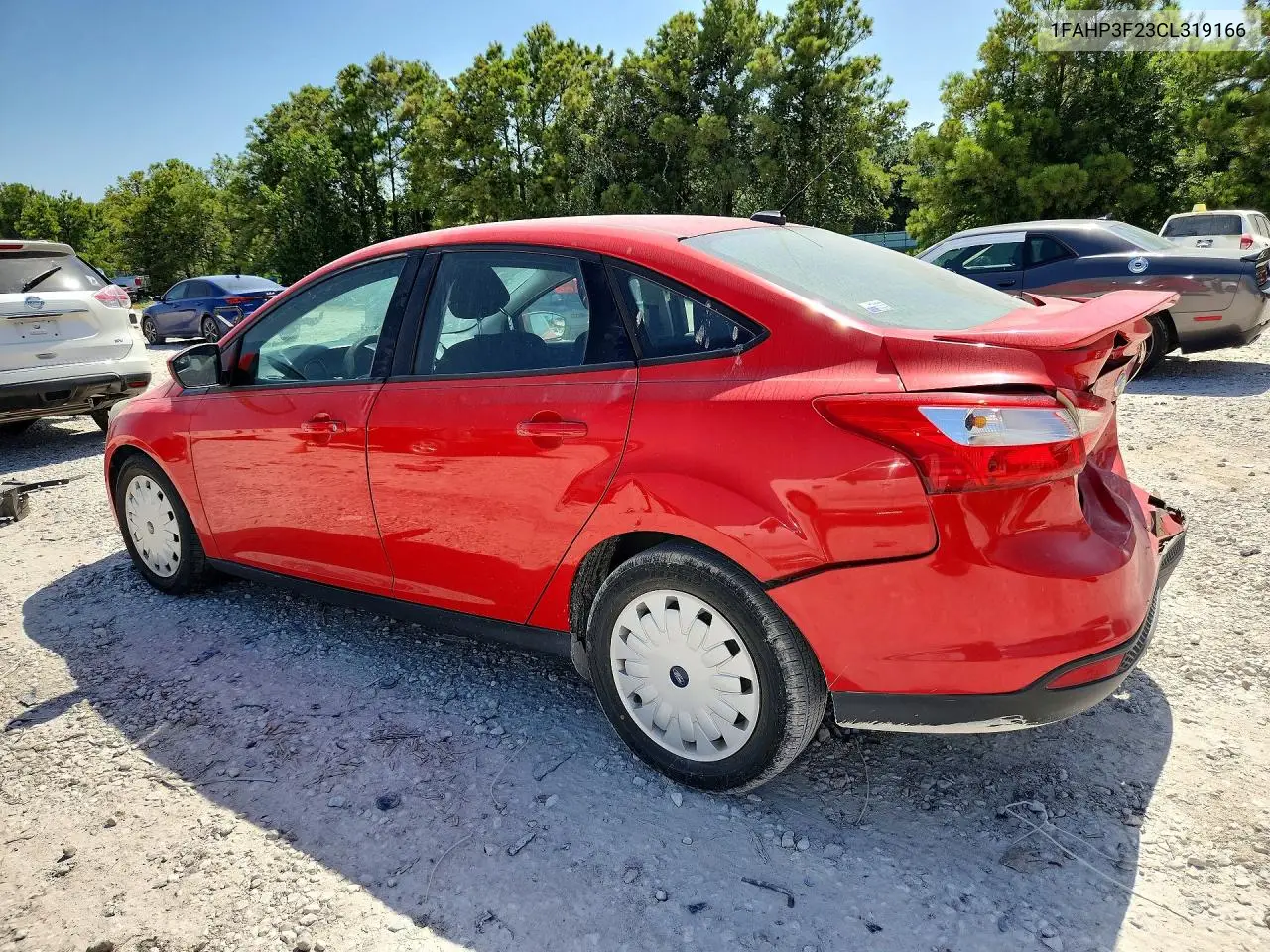 2012 Ford Focus Se VIN: 1FAHP3F23CL319166 Lot: 61718676
